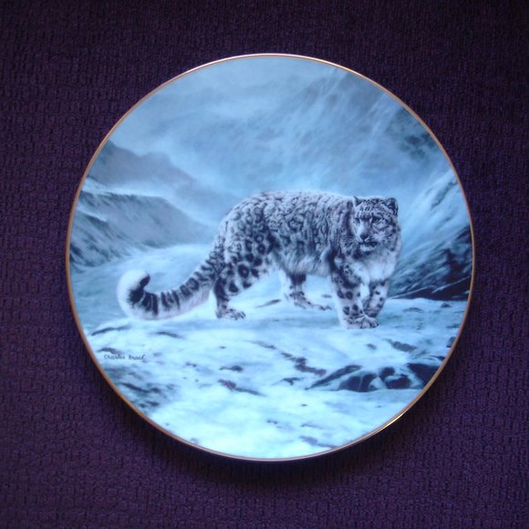 FLEETING ENCOUNTER: Bradford Exchange Art Plate - Picture 2 of 7